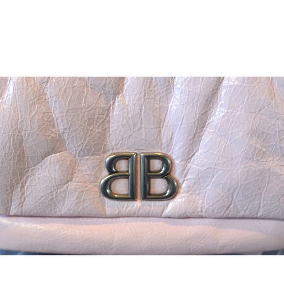 Balenciaga Monaco Mini Shoulder Bag in Rose Pink - Picture 5 of 11